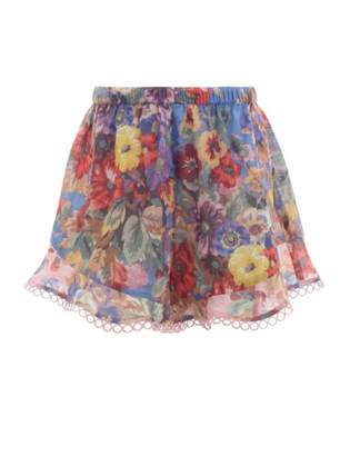 Zimmermann Lovelorn Floral Shorts