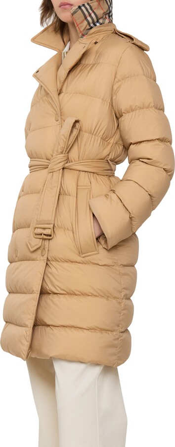 Burberry Kent Belted Down Puffer Jacket