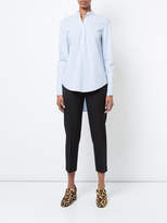 Thumbnail for your product : Veronica Beard high low hem striped shirt