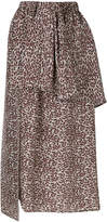 Thumbnail for your product : Christian Wijnants layered asymmetric skirt