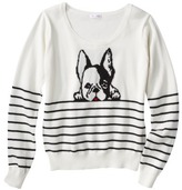 Thumbnail for your product : Xhilaration Junior's Puppy Sweater - Cream
