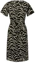 Thumbnail for your product : M&Co Zebra print button front dress