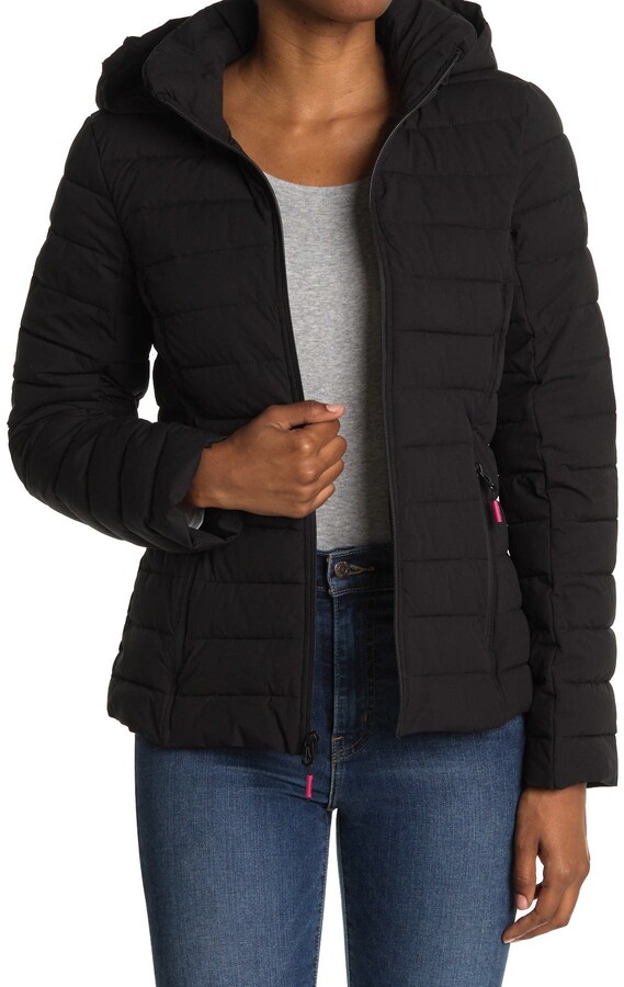 Nautica Hooded Packable Quilted Jacket ShopStyle Women's Fashion