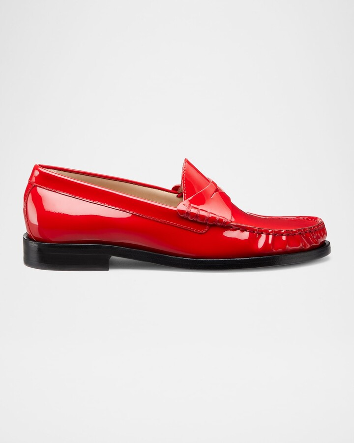 Stuart Weitzman Lottie Patent Penny Loafers