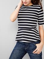 Thumbnail for your product : Gap Stripe peplum tee