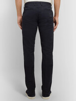 Thumbnail for your product : HUGO BOSS Tapered Stretch-Cotton Twill Trousers