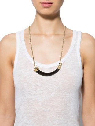 House Of Harlow Horizontal Horn Pendant Necklace
