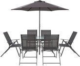 Thumbnail for your product : Very Hawaii 8-Piece Outdoor Dining Set - Gunmetal Grey