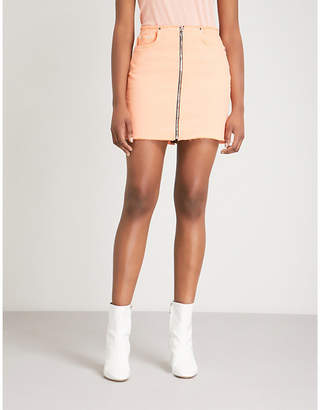 Cotton Citizen Mini Zip cotton-blend skirt