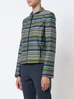 Thumbnail for your product : Akris Punto striped fitted jacket