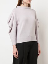 Thumbnail for your product : Proenza Schouler Draped Sleeve Knitted Jumper