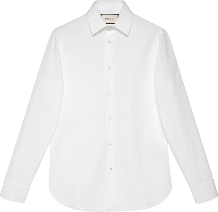 gucci white dress shirt