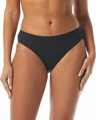BEACH HOUSE Paloma Beach Solid Surface Bikini Bottoms (Black) Women's Swimwear