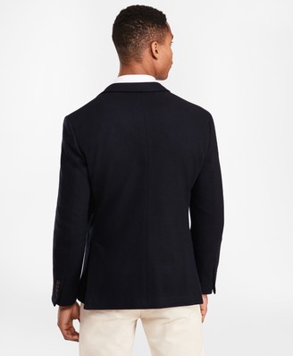 Brooks Brothers Two-Button Wool-Blend Jersey Blazer