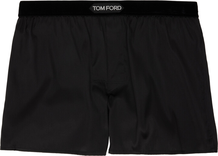 Tom Ford Black Silk Boxers ShopStyle