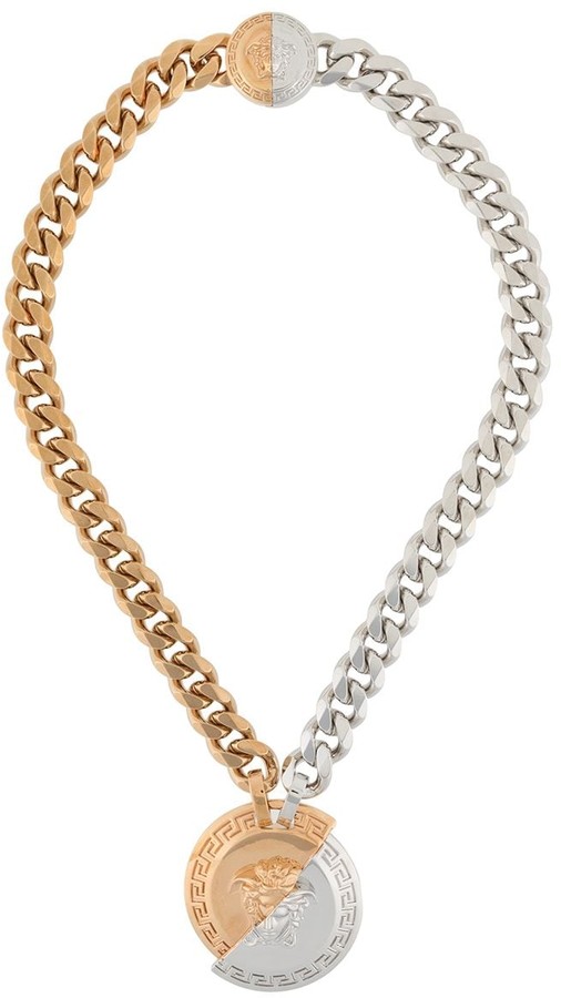 Versace Medusa medallion necklace ShopStyle Jewelry