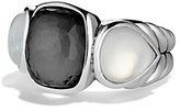Thumbnail for your product : David Yurman Grisaille Three-Stone Ring with Crystal and Moon Quartz