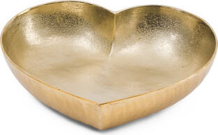 TJMAXX Large Heart Shape Bowl, Gold