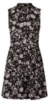 Thumbnail for your product : New Look Black Rose Print Shirt Dress