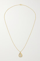 Thumbnail for your product : Brent Neale Petal Medium 18-karat Gold Diamond Necklace - one size