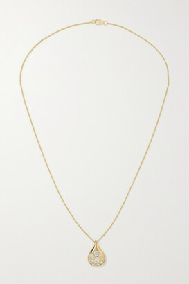 Brent Neale Petal Medium 18-karat Gold Diamond Necklace - one size