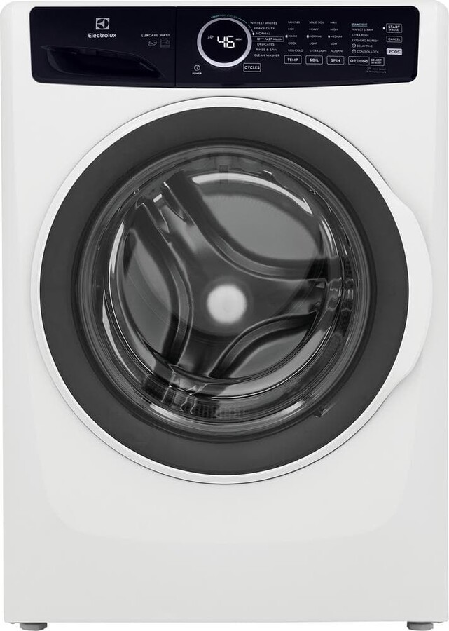 27 in. 4.5 cu. ft. High Efficiency Front Load Washer with LuxCare Wash System 20-minutes Fast Wash, ENERGY STAR in White