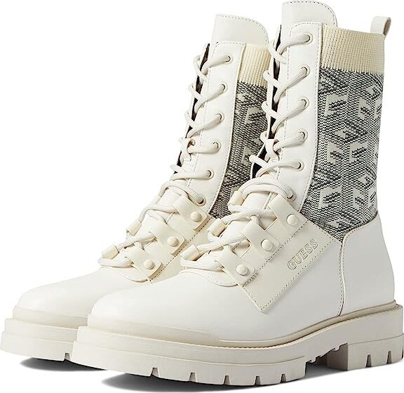 GUESS Women's White Boots with Cash Back | ShopStyle