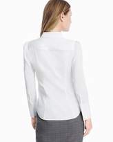 Thumbnail for your product : White House Black Market White Poplin Shirt