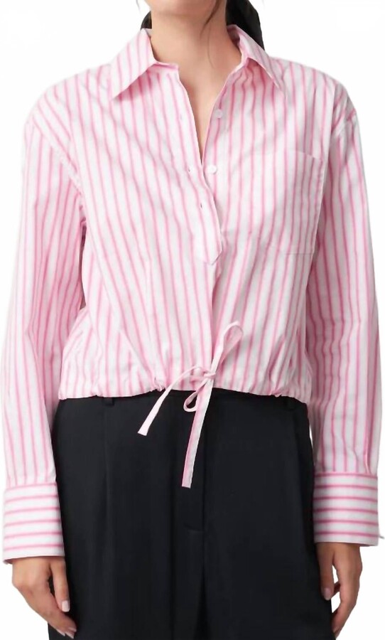 WE-AR4 The Cc Shirt In Pink Stripe