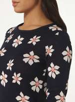 Thumbnail for your product : Navy Jacquard Floral Jumper
