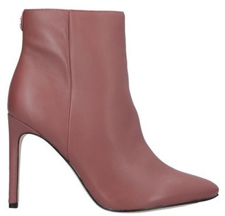 guess burgundy boots