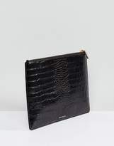 Thumbnail for your product : Whistles Textured Medium Clutch