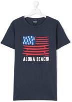Thumbnail for your product : Woolrich Kids TEEN slogan surf board print T-shirt