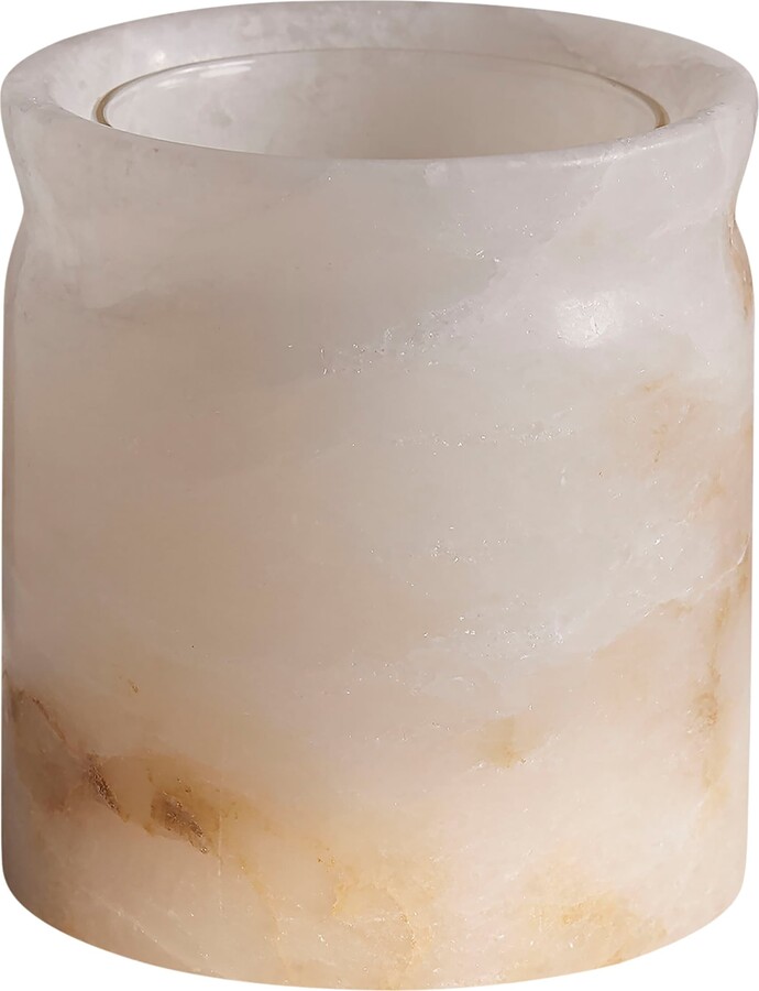 Soho Home Alabaster Marble Vessel and Bergamot & Mandarin Candle