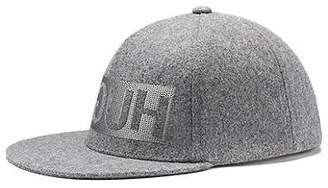 HUGO BOSS Reverse-logo baseball cap in wool felt