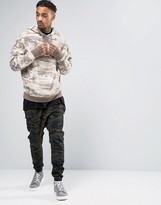 Thumbnail for your product : ASOS Oversized Hoodie In Washed Camo