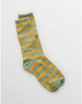 Thumbnail for your product : aerie Glitter Stripe Crew Socks