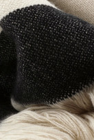 Thumbnail for your product : Isabel Marant Fringe-Trimmed Striped Cashmere Scarf