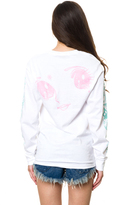 Thumbnail for your product : Hello Love Only Eyes 4 U White Long Sleeve T-Shirt