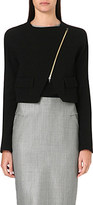 Thumbnail for your product : Roland Mouret Luciola zip-fastened wool jacket