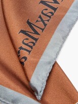 Thumbnail for your product : Max Mara Aloesj Scarf - Brown White