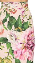 Thumbnail for your product : Dolce & Gabbana Printed Stretch Charmeuse Pencil Skirt