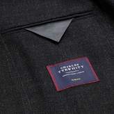 Thumbnail for your product : Charles Tyrwhitt Slim fit charcoal Italian wool blazer