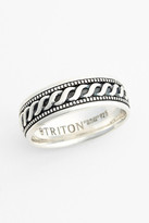 Thumbnail for your product : Triton Cast Rope Sterling Silver Band (8mm)