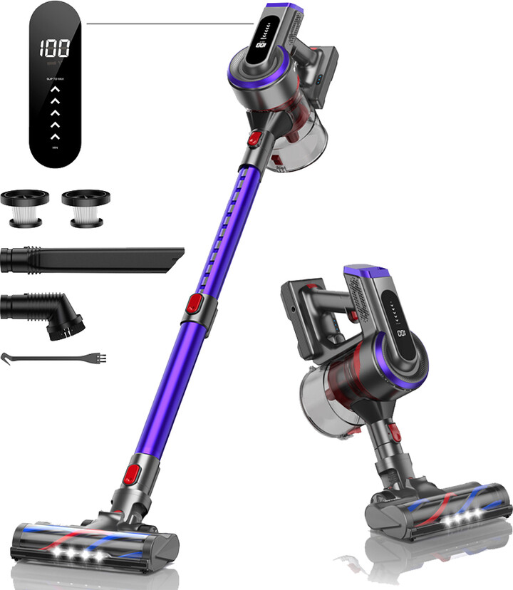 LARESAR Buture JR400 38000Pa 450W Cordless Vacuum Cleaner Handheld Car with Touch Display Smart Home Appliance 55 Mins Runtime Wireless