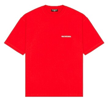 Balenciaga Red Men's T-shirts | Shop the world's largest collection of  fashion | ShopStyle
