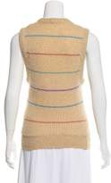 Thumbnail for your product : Missoni Wool-Blend Striped Sleeveless Top