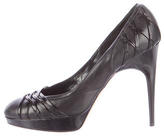 Thumbnail for your product : Christian Dior Leather Platform Pumps