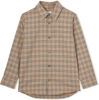 Burberry Children Vintage Check long-sleeve shirt