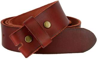 Belts BS-40 Men's Vintage Style Full Grain Leather 1-1/2" Wide Belt Strap